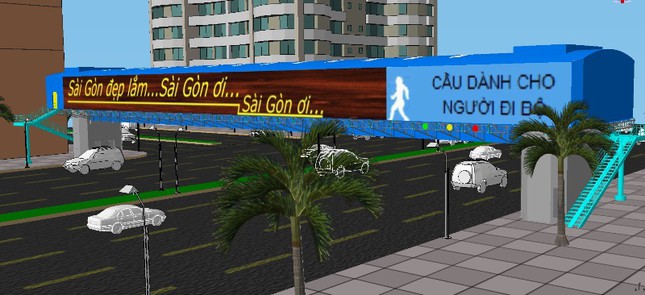 Đề xuất xây 7 cầu bộ hành “5 sao” tại TPHCM